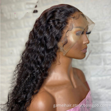 Hair Transparent Lace Frontal Wig For Black Women Raw Indian Virgin Human Hair Loose Wave 4x4 5x5 Full Hd Lace Closure Wig
